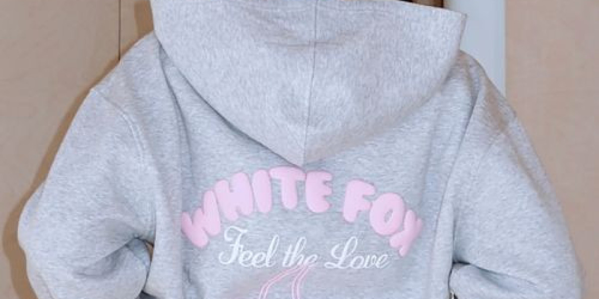 White Fox Hoodie Cool Styling